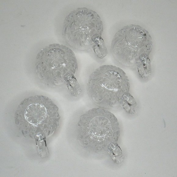 Palais 6 Piece Embossed Glassware with Handle Glass Cup/Mug Set - Clear - Picture 2 of 7